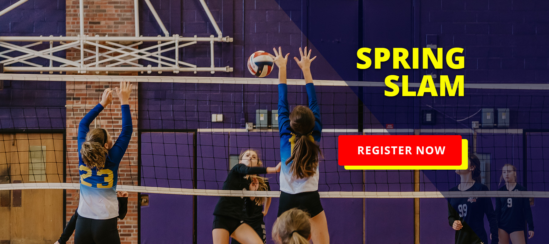 Register for Spring Slam Volleyball today!